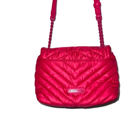 Rebecca Minkoff Quilted Nylon Crossbody Bag - Acid Pink - Picture 5 of 8